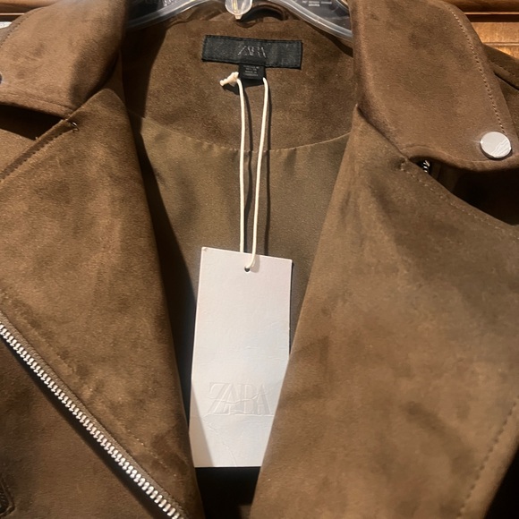 Zara suede oversized jacket - Picture 3 of 7